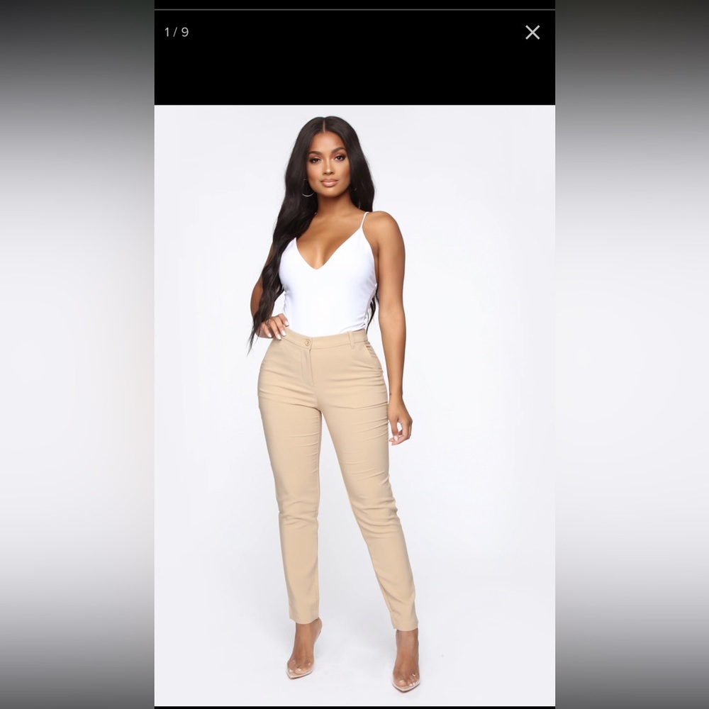 Fashion Nova Love at First Sight Pants size Large. Never worn, still in package.
